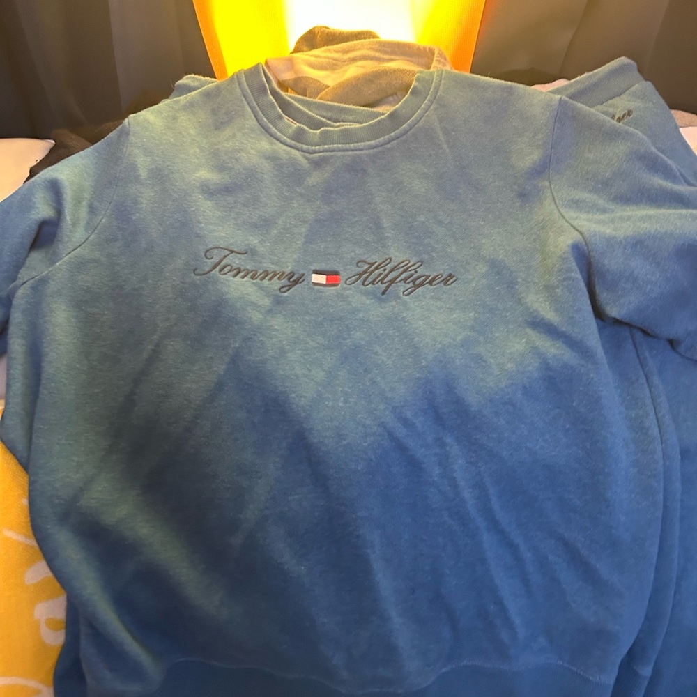 Tommy Hilfiger Men's Crewneck Sweater in Blue